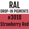 RAL #3018 Strawberry Red Drop-In Pigment | Liquid Wrap or Bedliner