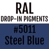 RAL #5011 Steel Blue Drop-In Pigment | Liquid Wrap or Bedliner - The Spray Source - Alpha Pigments