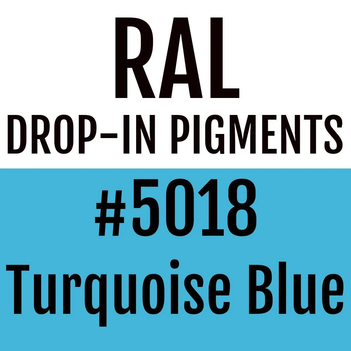 RAL #5018 Turquoise Blue Drop-In Pigment | Liquid Wrap or Bedliner - The Spray Source - Alpha Pigments