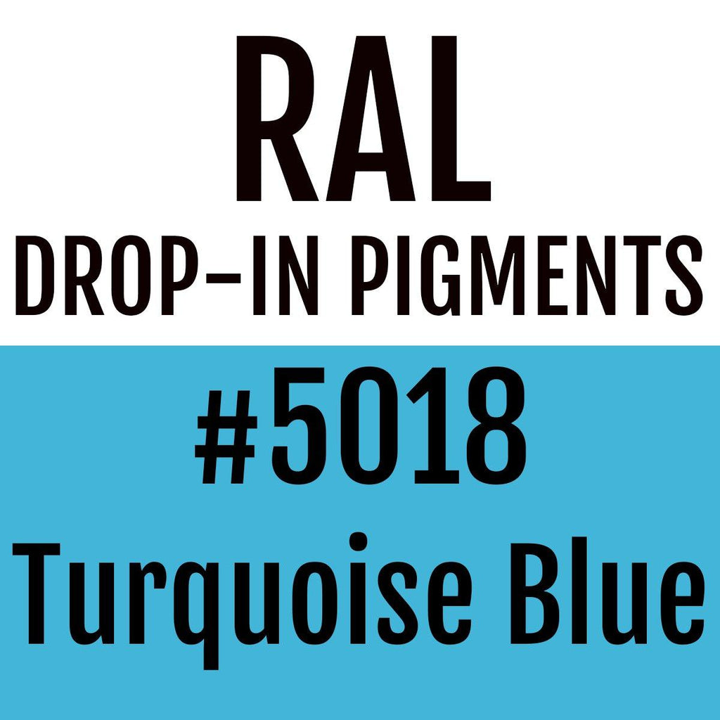 RAL #5018 Turquoise Blue Drop-In Pigment | Liquid Wrap or Bedliner - The Spray Source - Alpha Pigments