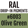 RAL #6003 Olive Green Drop-In Pigment | Liquid Wrap or Bedliner - The Spray Source - Alpha Pigments