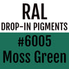 RAL #6005 Moss Green Drop-In Pigment | Liquid Wrap or Bedliner - The Spray Source - Alpha Pigments