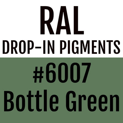 RAL #6007 Bottle Green Drop-In Pigment | Liquid Wrap or Bedliner - The Spray Source - Alpha Pigments