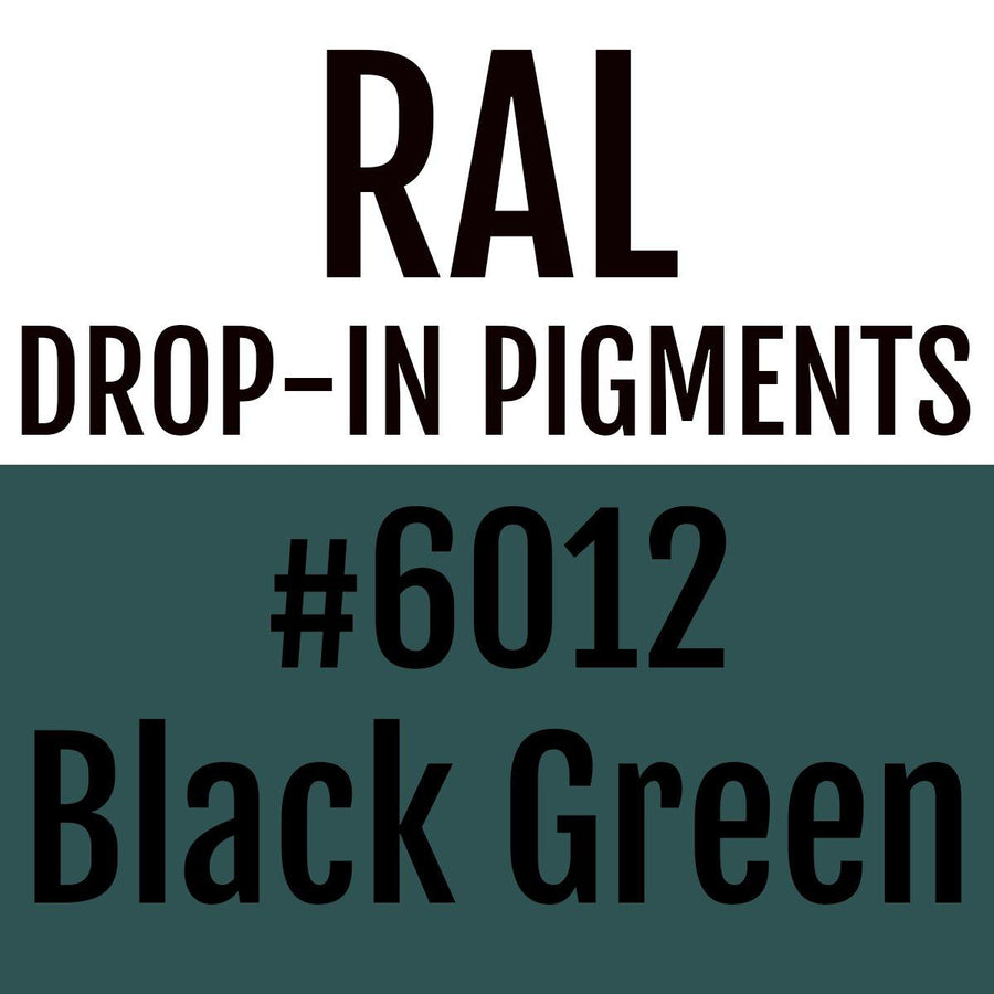 RAL #6012 Black Green Drop-In Pigment | Liquid Wrap or Bedliner - The Spray Source - Alpha Pigments