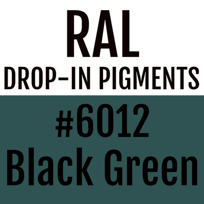 RAL #6012 Black Green Drop-In Pigment | Liquid Wrap or Bedliner - The Spray Source - Alpha Pigments