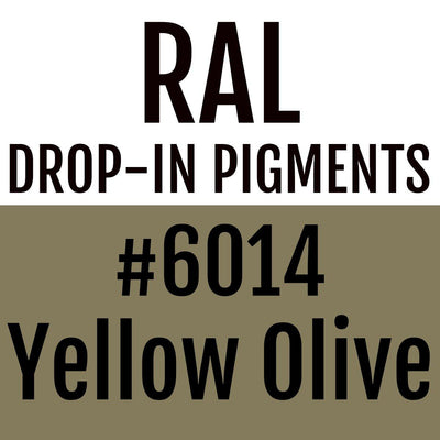 RAL #6014 Yellow Olive Drop-In Pigment | Liquid Wrap or Bedliner - The Spray Source - Alpha Pigments