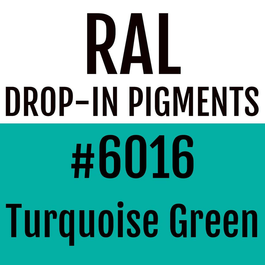 RAL #6016 Turquoise Green Drop-In Pigment | Liquid Wrap or Bedliner - The Spray Source - Alpha Pigments