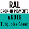 RAL #6016 Turquoise Green Drop-In Pigment | Liquid Wrap or Bedliner