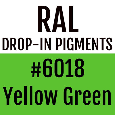 RAL #6018 Yellow Green Drop-In Pigment | Liquid Wrap or Bedliner - The Spray Source - Alpha Pigments