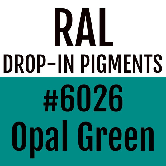 RAL #6026 Opal Green Drop-In Pigment | Liquid Wrap or Bedliner - The Spray Source - Alpha Pigments