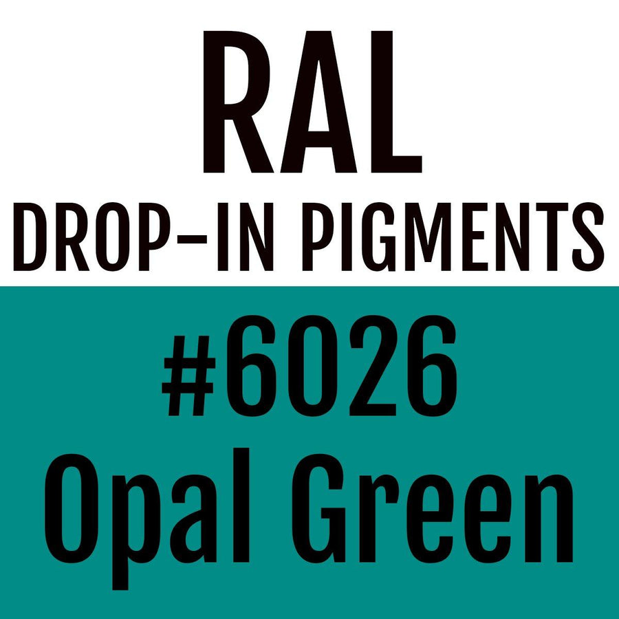 RAL #6026 Opal Green Drop-In Pigment | Liquid Wrap or Bedliner - The Spray Source - Alpha Pigments