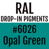 RAL #6026 Opal Green Drop-In Pigment | Liquid Wrap or Bedliner - The Spray Source - Alpha Pigments