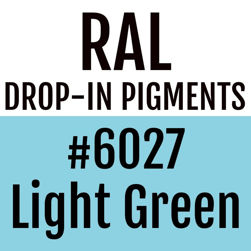 RAL #6027 Light Green Drop-In Pigment | Liquid Wrap or Bedliner - The Spray Source - Alpha Pigments