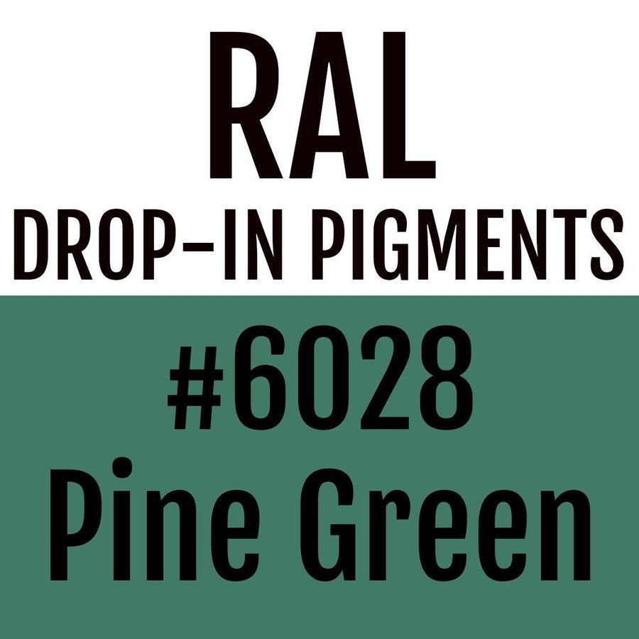 RAL #6028 Pine Green Drop-In Pigment | Liquid Wrap or Bedliner - The Spray Source - Alpha Pigments