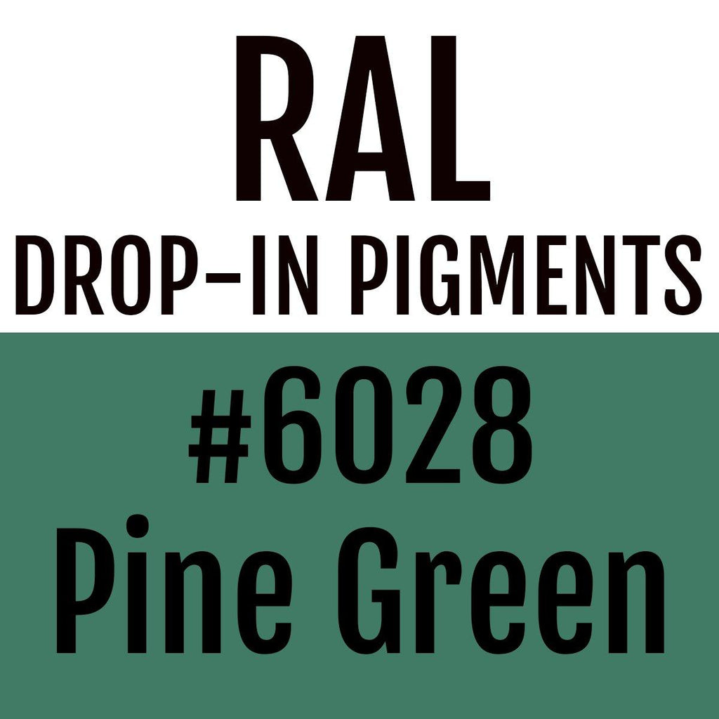 RAL #6028 Pine Green Drop-In Pigment | Liquid Wrap or Bedliner - The Spray Source - Alpha Pigments