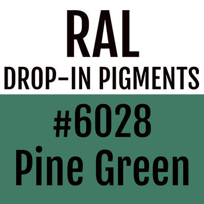 RAL #6028 Pine Green Drop-In Pigment | Liquid Wrap or Bedliner - The Spray Source - Alpha Pigments