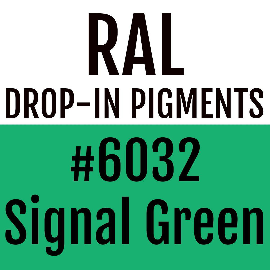 RAL #6032 Signal Green Drop-In Pigment | Liquid Wrap or Bedliner - The Spray Source - Alpha Pigments