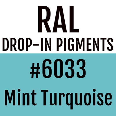 RAL #6033 Mint Turquoise Drop-In Pigment | Liquid Wrap or Bedliner - The Spray Source - Alpha Pigments