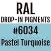 RAL #6034 Pastel Turquoise Drop-In Pigment | Liquid Wrap or Bedliner - The Spray Source - Alpha Pigments
