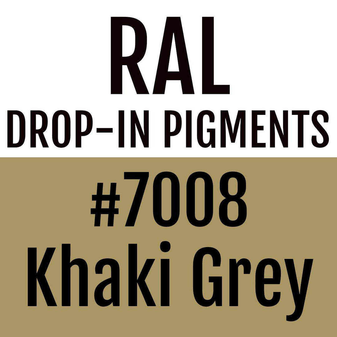 RAL #7008 Khaki Grey Drop-In Pigment | Liquid Wrap or Bedliner - The Spray Source - Alpha Pigments