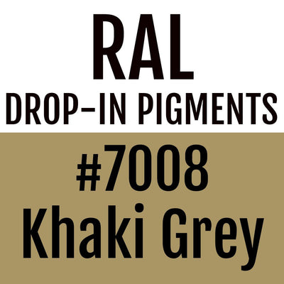 RAL #7008 Khaki Grey Drop-In Pigment | Liquid Wrap or Bedliner - The Spray Source - Alpha Pigments