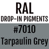 RAL #7010 Tarpaulin Grey Drop-In Pigment | Liquid Wrap or Bedliner - The Spray Source - Alpha Pigments