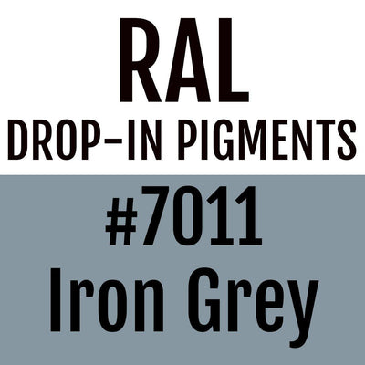 RAL #7011 Iron Grey Drop-In Pigment | Liquid Wrap or Bedliner - The Spray Source - Alpha Pigments