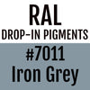 RAL #7011 Iron Grey Drop-In Pigment | Liquid Wrap or Bedliner