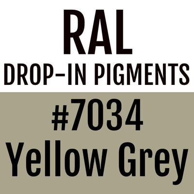 RAL #7034 Yellow Grey Drop-In Pigment | Liquid Wrap or Bedliner - The Spray Source - Alpha Pigments