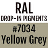 RAL #7034 Yellow Grey Drop-In Pigment | Liquid Wrap or Bedliner