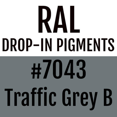 RAL #7043 Traffic Grey B Drop-In Pigment | Liquid Wrap or Bedliner - The Spray Source - Alpha Pigments