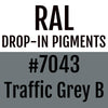 RAL #7043 Traffic Grey B Drop-In Pigment | Liquid Wrap or Bedliner - The Spray Source - Alpha Pigments