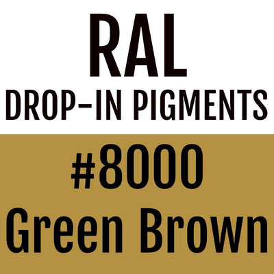 RAL #8000 Green Brown Drop-In Pigment | Liquid Wrap or Bedliner - The Spray Source - Alpha Pigments