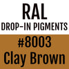 RAL #8003 Clay Brown Drop-In Pigment | Liquid Wrap or Bedliner - The Spray Source - Alpha Pigments