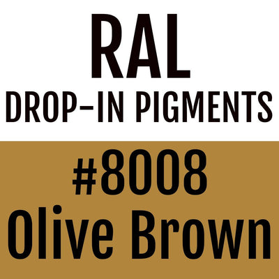 RAL #8008 Olive Brown Drop-In Pigment | Liquid Wrap or Bedliner - The Spray Source - Alpha Pigments