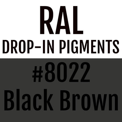 RAL #8022 Black Brown Drop-In Pigment | Liquid Wrap or Bedliner - The Spray Source - Alpha Pigments