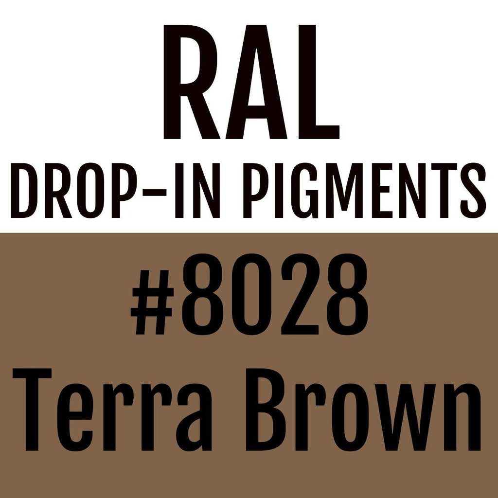 RAL #8028 Terra Brown Drop-In Pigment | Liquid Wrap or Bedliner - The Spray Source - Alpha Pigments