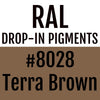 RAL #8028 Terra Brown Drop-In Pigment | Liquid Wrap or Bedliner - The Spray Source - Alpha Pigments