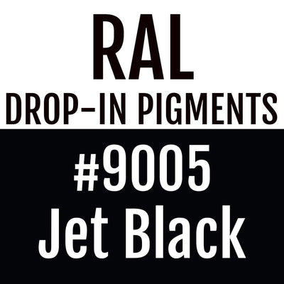 RAL #9005 Jet Black Drop-In Pigment | Liquid Wrap or Bedliner - The Spray Source - Alpha Pigments