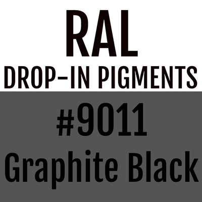 RAL #9011 Graphite Black Drop-In Pigment | Liquid Wrap or Bedliner - The Spray Source - Alpha Pigments