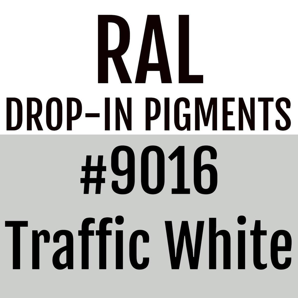 RAL #9016 Traffic White Drop-In Pigment | Liquid Wrap or Bedliner - The Spray Source - Alpha Pigments