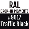 RAL #9017 Traffic Black Drop-In Pigment | Liquid Wrap or Bedliner - The Spray Source - Alpha Pigments