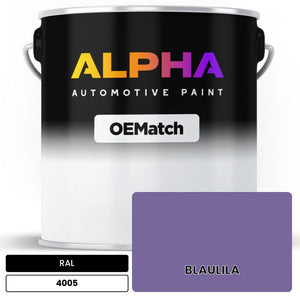RAL BLAULILA 4005 | OEMatch Automotive Basecoat