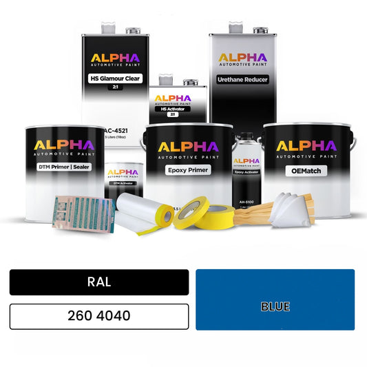 RAL BLUE 260 4040 OEMatch Vehicle Paint Kit