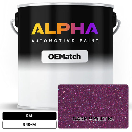 RAL DARK VIOLET M. 540-M OEMatch Basecoat