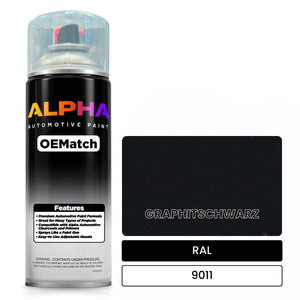 RAL GRAPHITSCHWARZ 9011 | OEMatch Automotive Spraycan