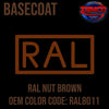 RAL Nut Brown | RAL8011 | OEM Basecoat - The Spray Source - Tamco Paint Manufacturing