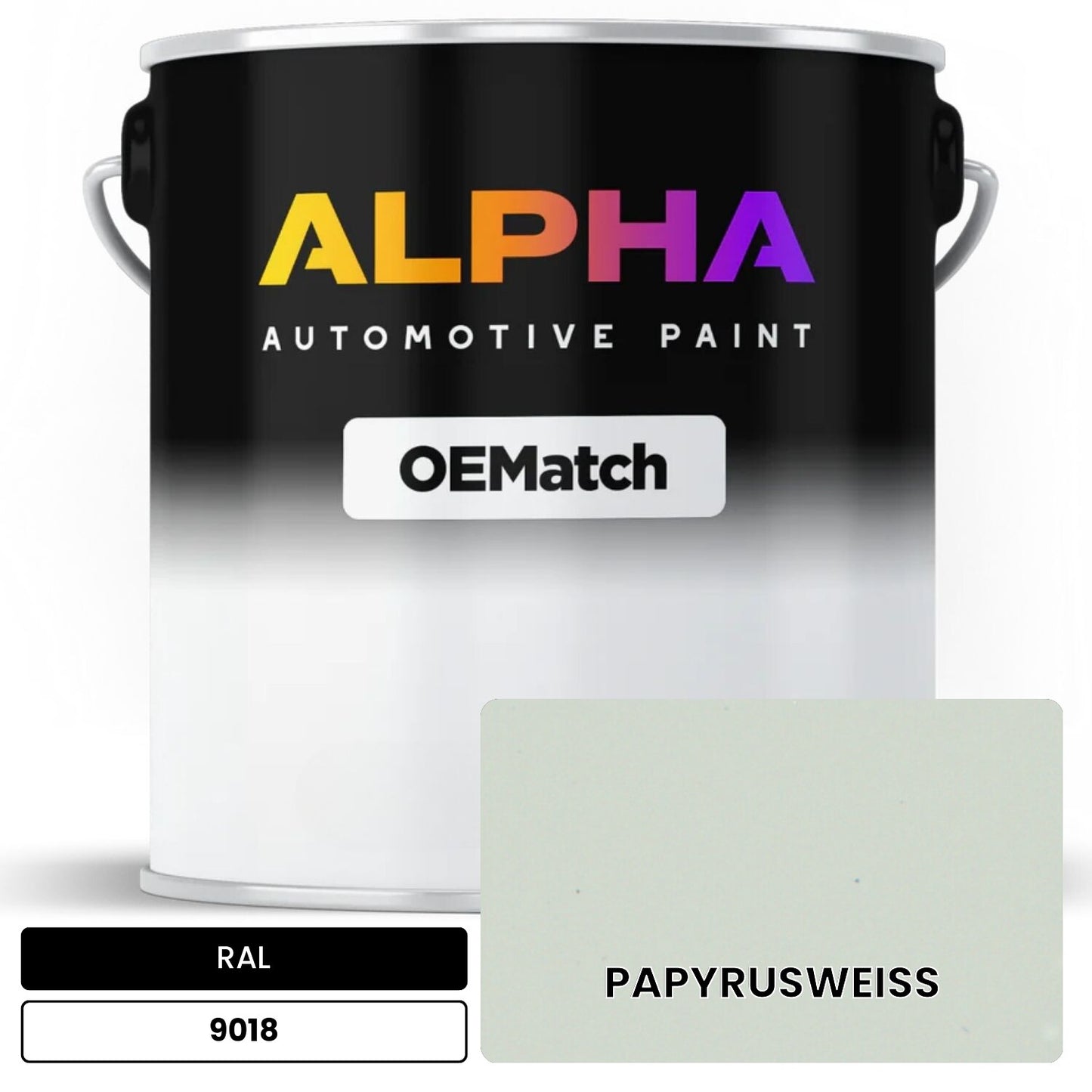 RAL PAPYRUSWEISS 9018 OEMatch Basecoat