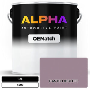 RAL PASTELLVIOLETT 4009 | OEMatch Automotive Basecoat