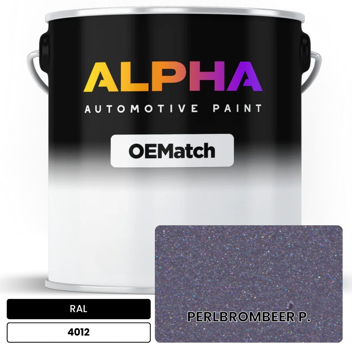 RAL PERLBROMBEER P. 4012 OEMatch Basecoat